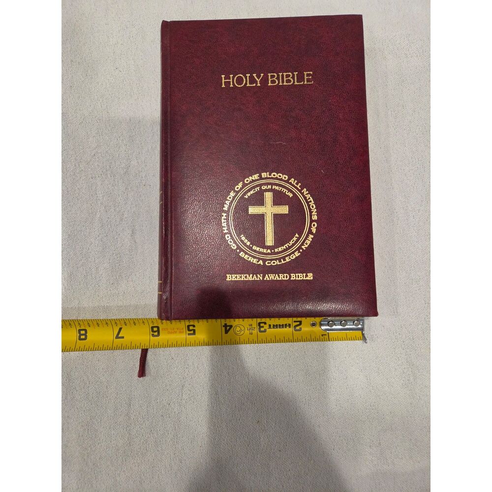 Berea College Beekman Award Bible 1984 NIV Burgundy International Bible Society - Picture 9 of 10